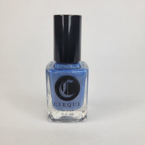 Cirque Nail Polish "Sky Woman" NEW Blue Glitter Shimmer Holo Iridescent Lacquer - Picture 3 of 8